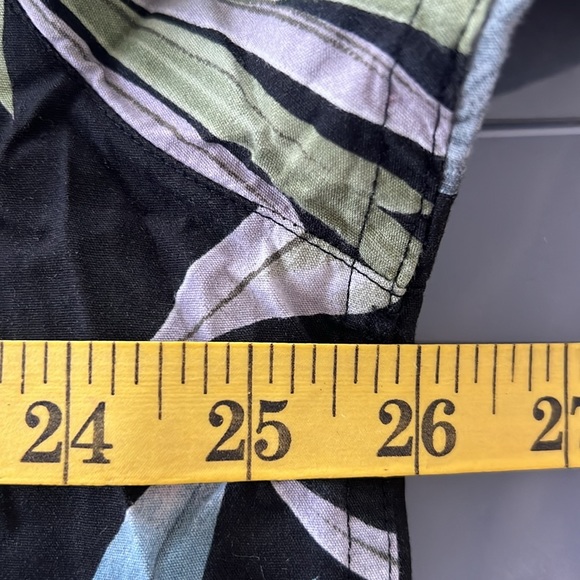 Pau Hana by Tori Richard Hawaiian Palm Fronds Tropical Camp Shirt XL - Picture 5 of 6